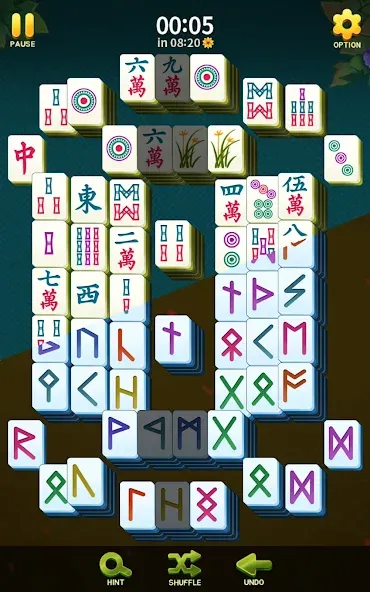 Mahjong Blossom Solitaire [MOD: без рекламы и бесконечные подсказки] Screenshot 3