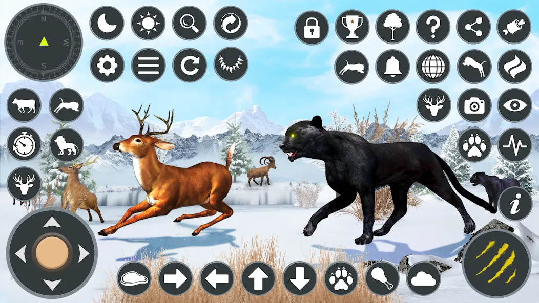 Wild Black Panther Games [MOD: безлимитные монеты и жизни] Screenshot 1