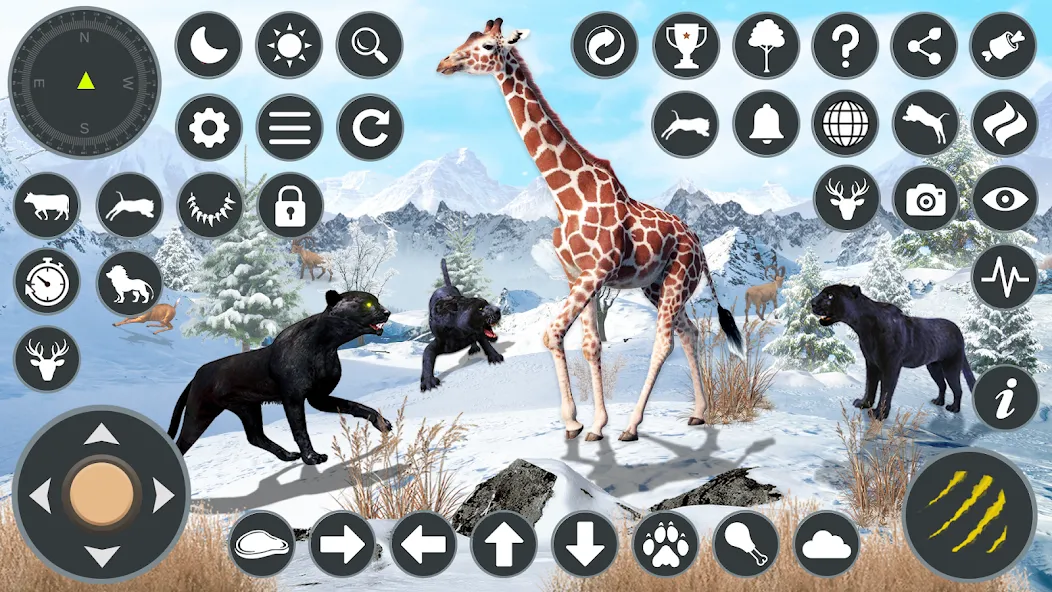 Wild Black Panther Games [MOD: безлимитные монеты и жизни] Screenshot 4