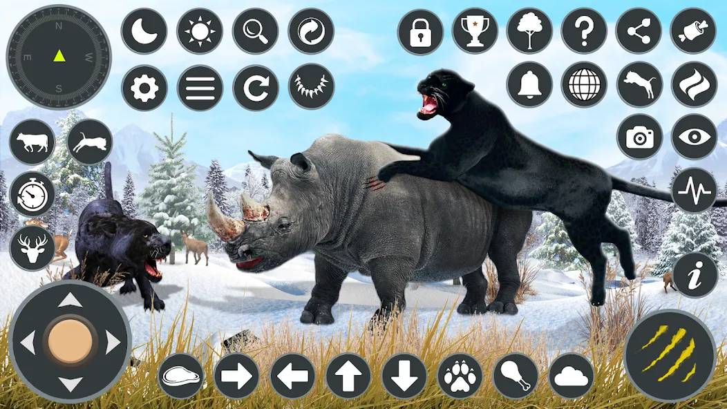 Wild Black Panther Games [MOD: безлимитные монеты и жизни] Screenshot 5
