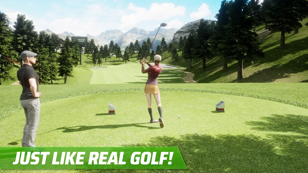 Golf King - World Tour [MOD: безлимитные монеты и улучшенное снаряжение] Screenshot 1