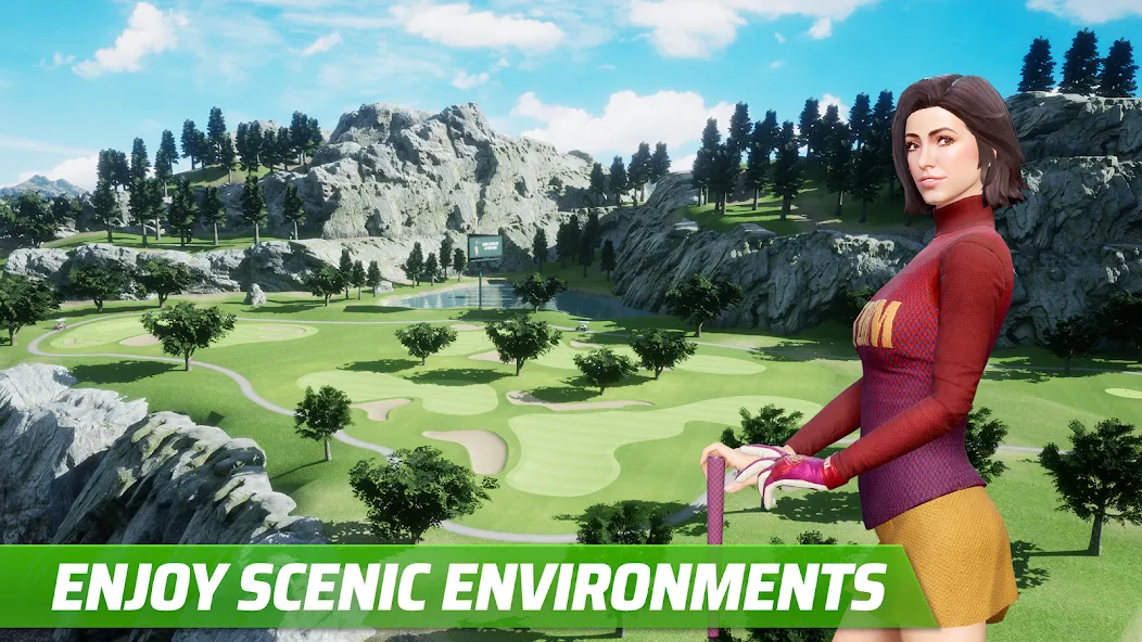 Golf King - World Tour [MOD: безлимитные монеты и улучшенное снаряжение] Screenshot 3