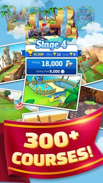 Mini Golf King [MOD: безлимитные монеты и все клюшки] Screenshot 4