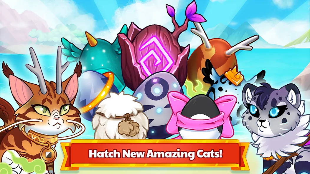 Castle Cats - Idle Hero RPG [MOD: безлимитные деньги и энергия] Screenshot 2