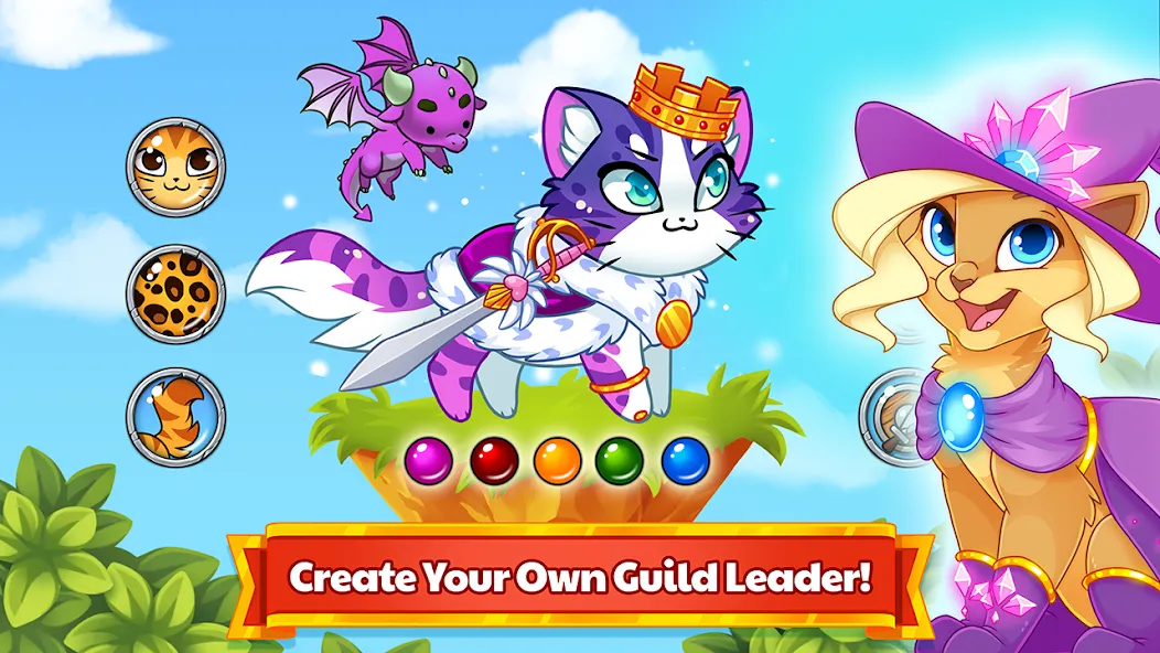 Castle Cats - Idle Hero RPG [MOD: безлимитные деньги и энергия] Screenshot 3