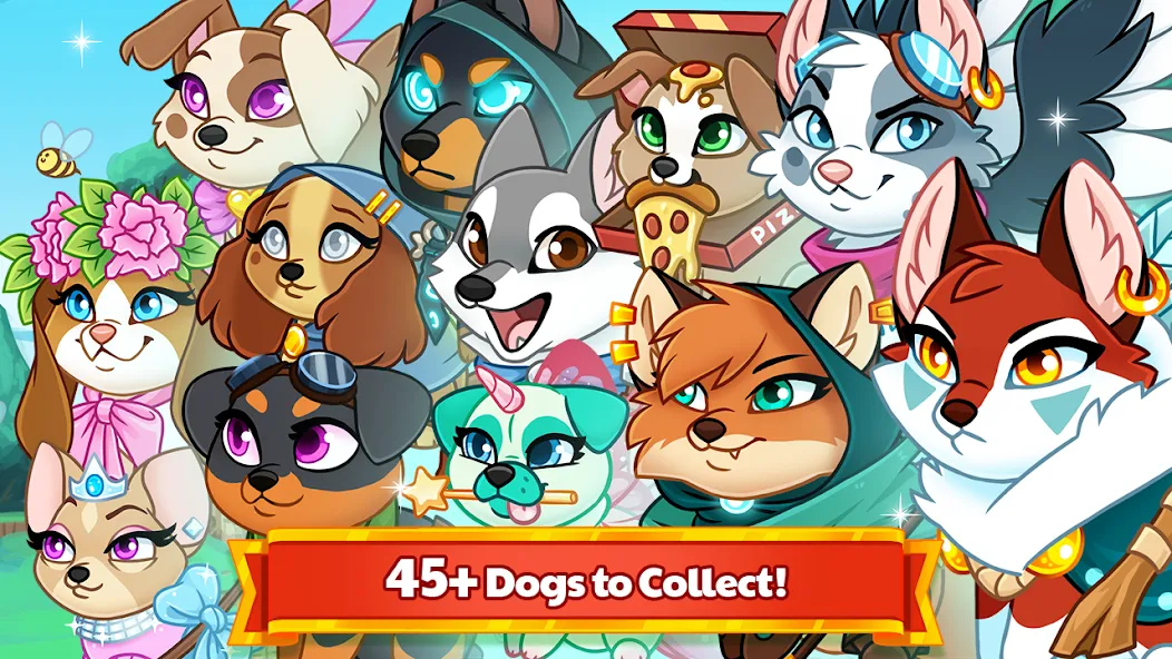Dungeon Dogs - Idle RPG [MOD: безлимитные деньги и ресурсы] Screenshot 3