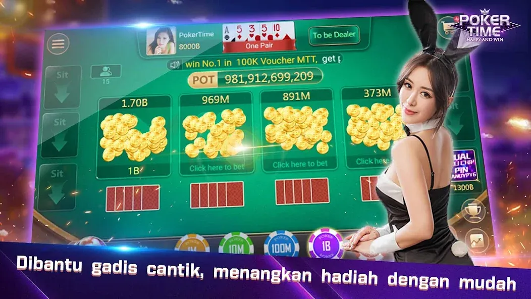 Poker Time- Pulsa Texas Holdem [MOD: безлимитные фишки и бонусы] Screenshot 2