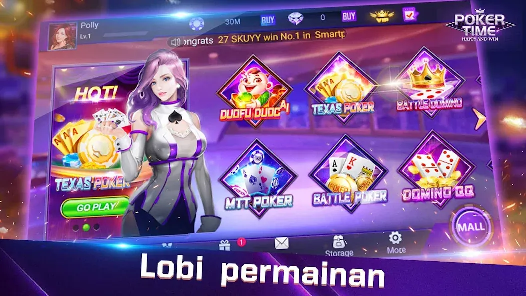 Poker Time- Pulsa Texas Holdem [MOD: безлимитные фишки и бонусы] Screenshot 4