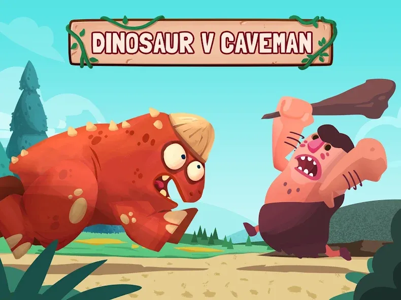 Dino Bash: Dinosaur Battle [MOD: безлимитные ресурсы и усиленные динозавры] Screenshot 1