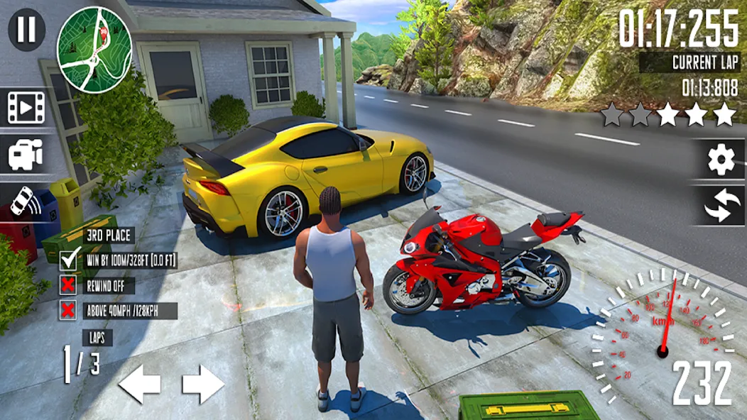 Crazy Car Driving School Games [MOD: безлимитные деньги и всё открыто] Screenshot 1
