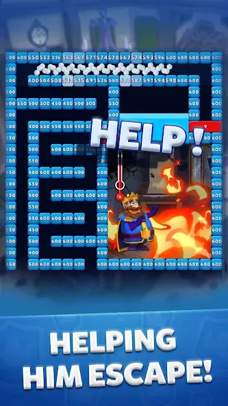 Bricks Royale-Brick Balls Game [MOD: безлимитные монеты и жизни] Screenshot 2