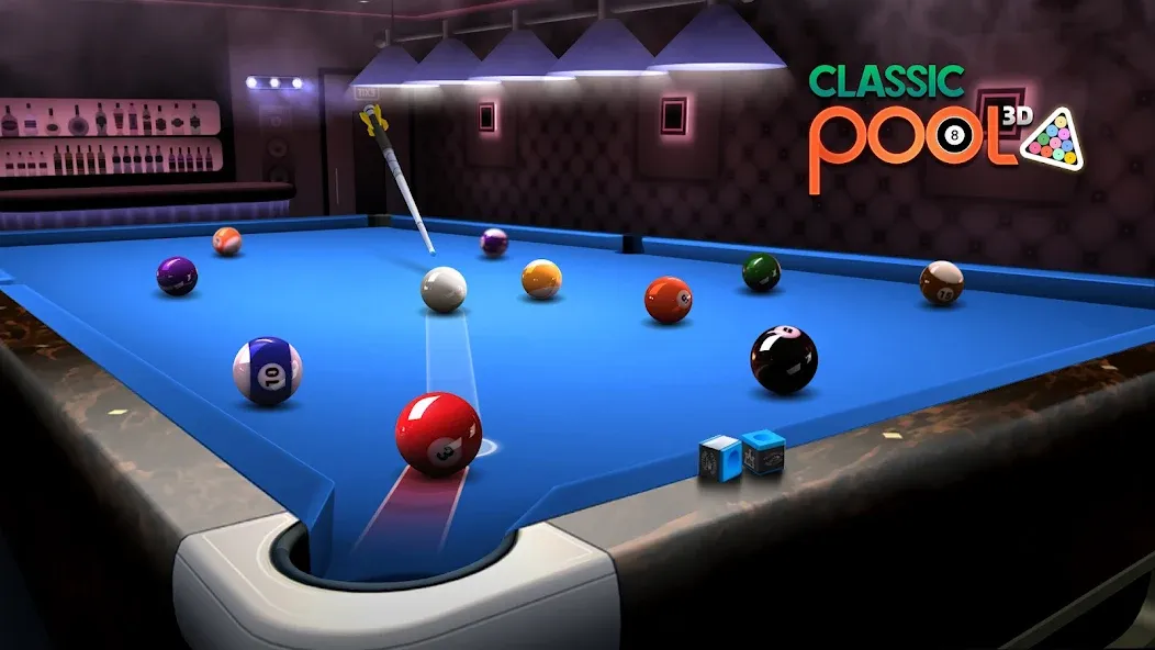 Classic Pool 3D: 8 Ball [MOD: безлимитные монеты и всё открыто] Screenshot 4