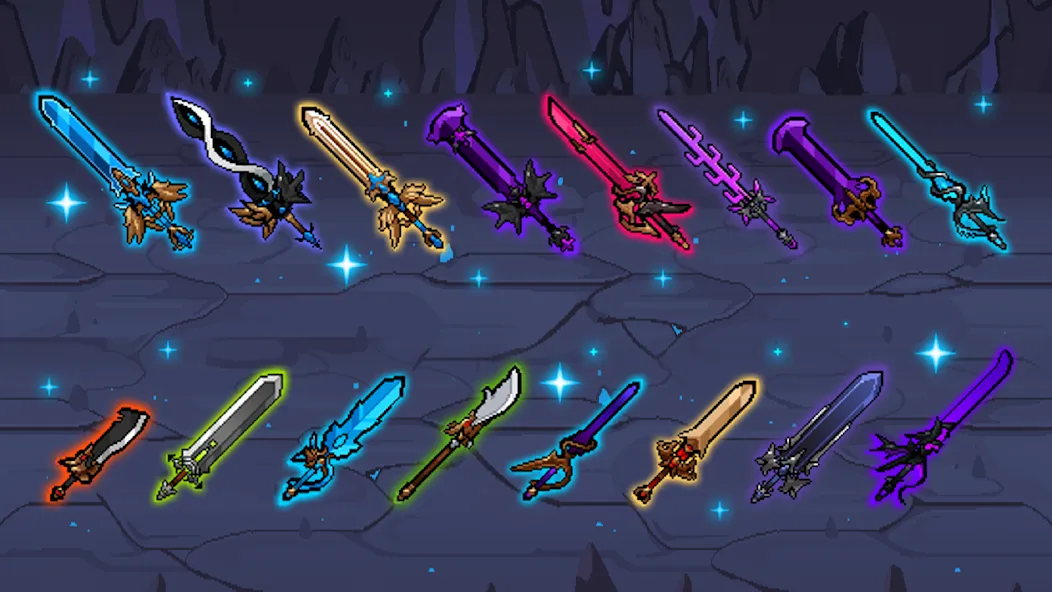 Hero Sword - Idle RPG [MOD: безлимитные монеты и усиленное оружие] Screenshot 3