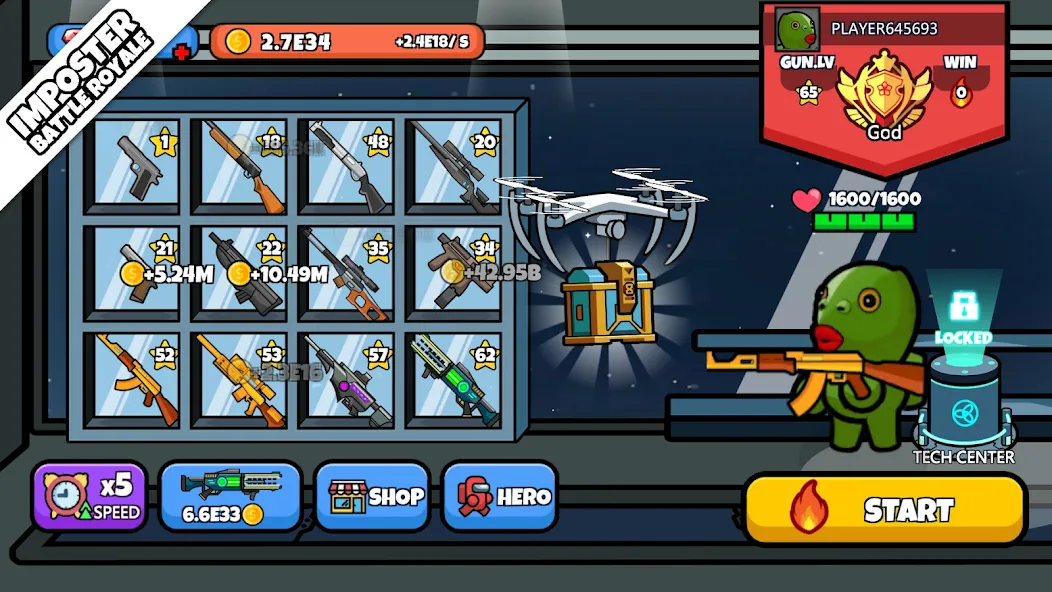 Imposter Battle Royale [MOD: много игроков и новые скины] Screenshot 4