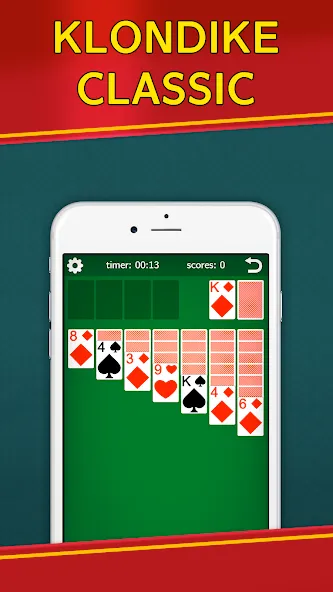 Classic Solitaire Klondike [MOD: без рекламы и подсказки доступны] Screenshot 5
