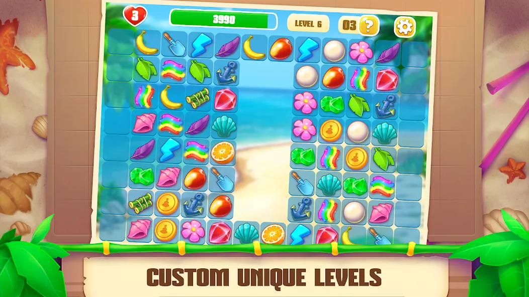 Onet Paradise: connect 2 tiles [MOD: без рекламы и подсказок] Screenshot 5