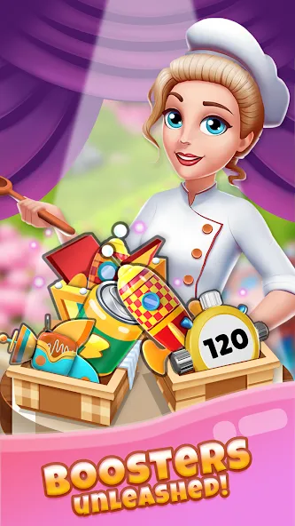 Merge Restaurant: Makeover [MOD: безлимитные монеты и энергия] Screenshot 1