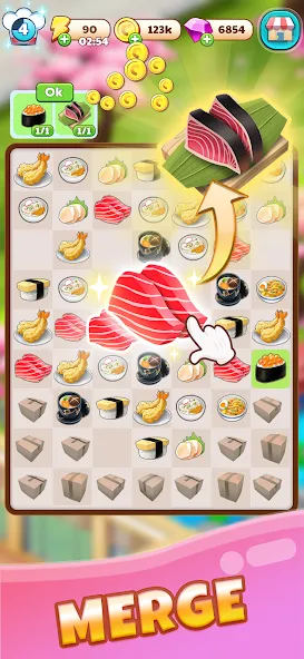 Merge Restaurant: Makeover [MOD: безлимитные монеты и энергия] Screenshot 5
