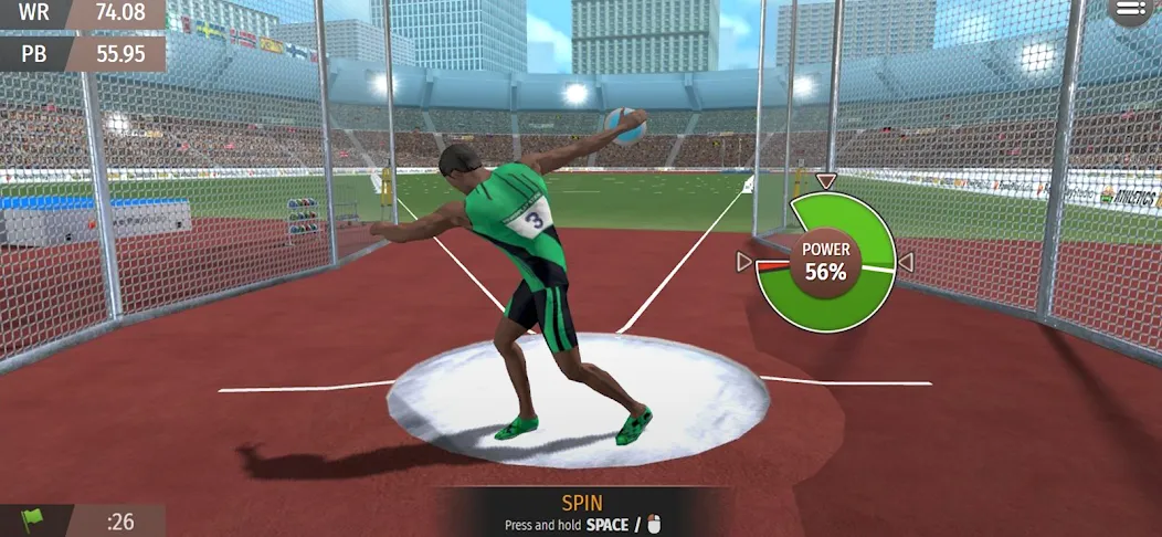 Athletics Mania: Track &amp; Field [MOD: безлимитные деньги и энергии] Screenshot 4