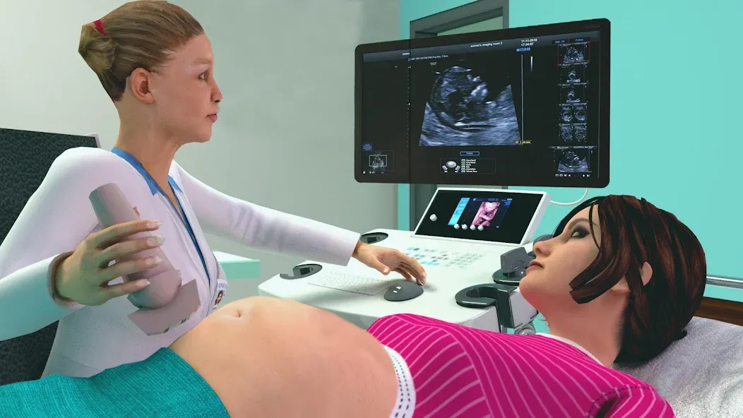 Pregnant Mother Simulator Game [MOD: забота о маме и малыше] Screenshot 1