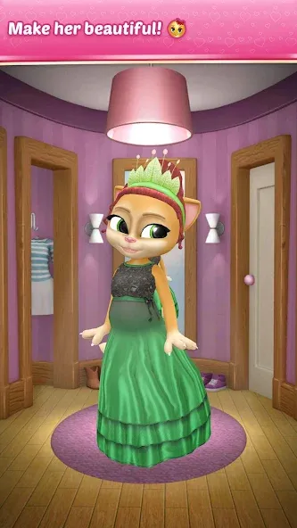 Pregnant Talking Cat Emma [MOD: беременная кошка и новые приключения] Screenshot 4