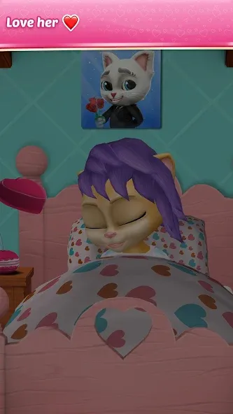 Pregnant Talking Cat Emma [MOD: беременная кошка и новые приключения] Screenshot 5