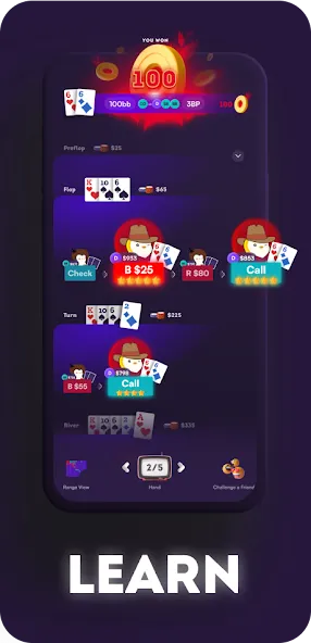 Prometheus: Battle Poker [MOD: безлимитные фишки и бонусы] Screenshot 2