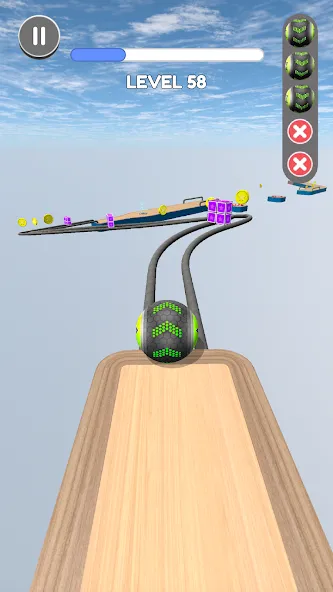 Going Balls [MOD: безлимитные жизни и монеты] Screenshot 1