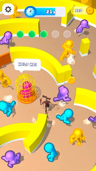 Monster Horde: Hide and Seek [MOD: безлимитные монеты и открыты все уровни] Screenshot 3