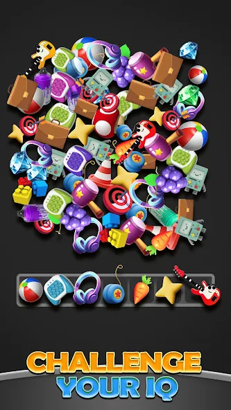 Triple Match 3D Ultimate Match [MOD: безлимитные подсказки и жизни] Screenshot 1