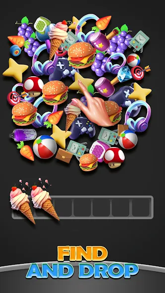 Triple Match 3D Ultimate Match [MOD: безлимитные подсказки и жизни] Screenshot 4