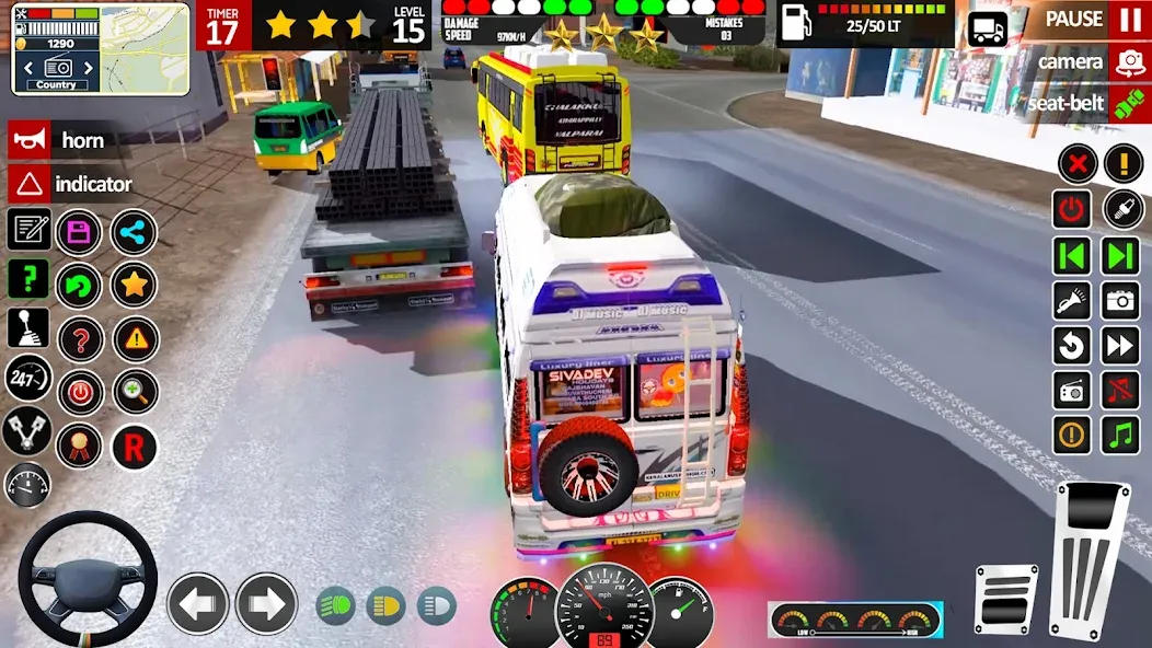 Euro Coach Bus Simulator 3D [MOD: безлимитные деньги и топливо] Screenshot 3