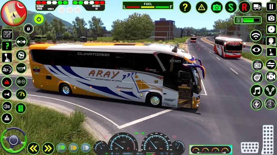 Euro Coach Bus Simulator 3D [MOD: безлимитные деньги и топливо] Screenshot 4