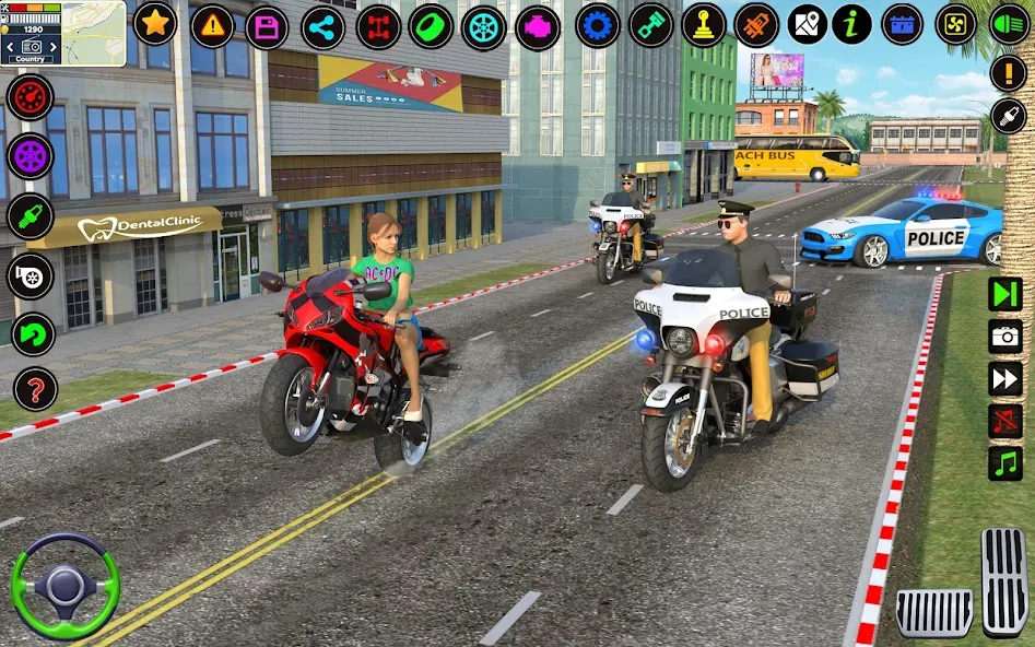 City Police Car Driving Games [MOD: безлимитные деньги и все машины] Screenshot 3