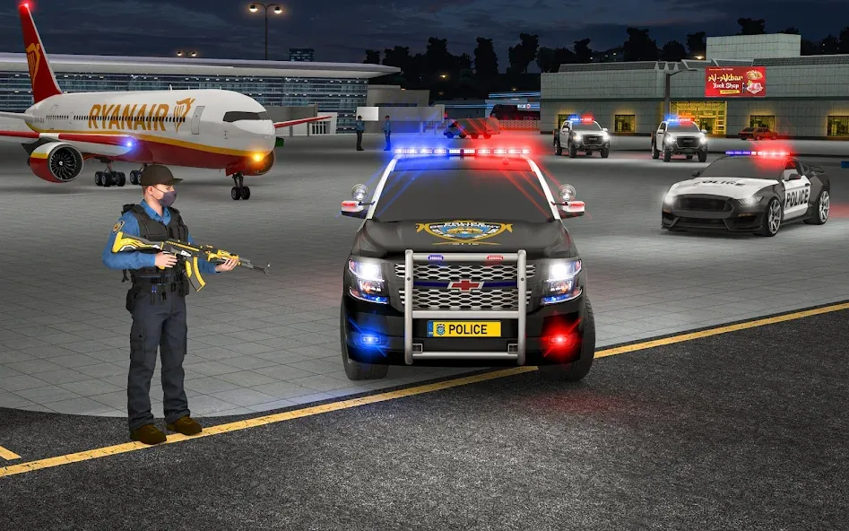 City Police Car Driving Games [MOD: безлимитные деньги и все машины] Screenshot 4