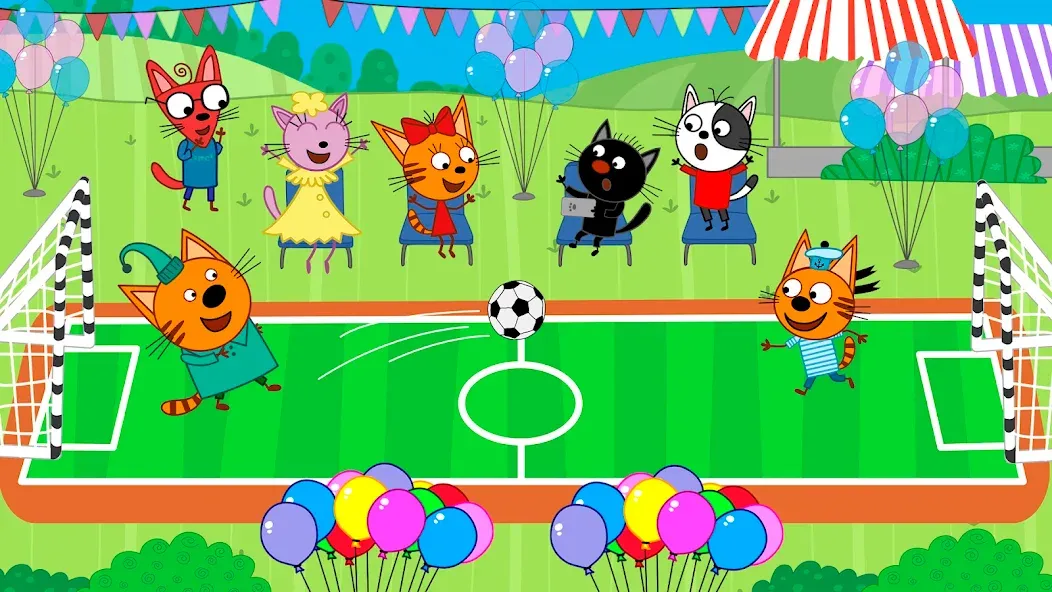 Kid-E-Cats: Kids birthday [MOD: открыты все праздничные уровни] Screenshot 4