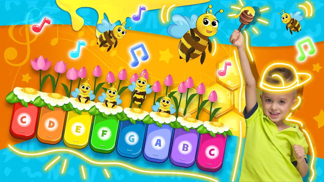 Vlad and Niki: Kids Piano [MOD: разблокированы все песни и инструменты] Screenshot 1