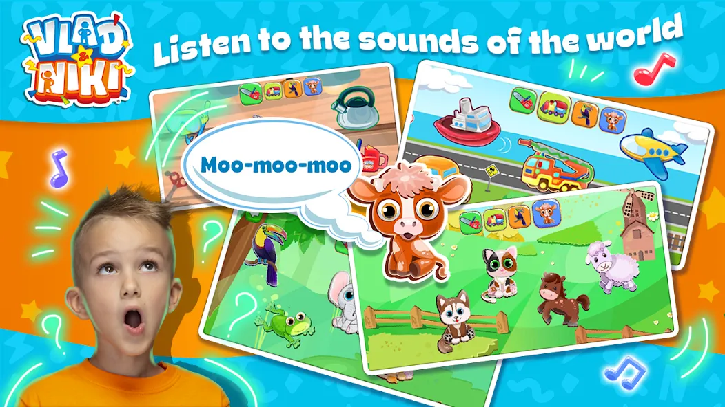 Vlad and Niki: Kids Piano [MOD: разблокированы все песни и инструменты] Screenshot 3