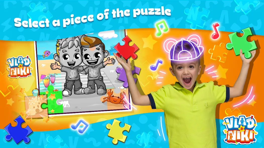 Vlad and Niki: Kids Piano [MOD: разблокированы все песни и инструменты] Screenshot 5
