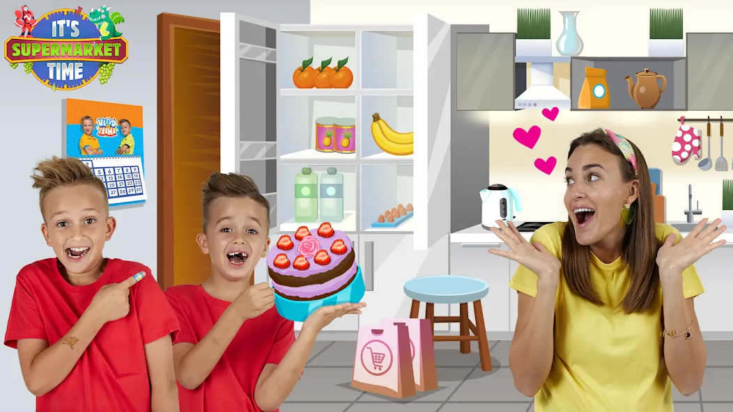 Vlad &amp; Niki Supermarket game [MOD: безлимитные деньги и все товары открыты] Screenshot 5