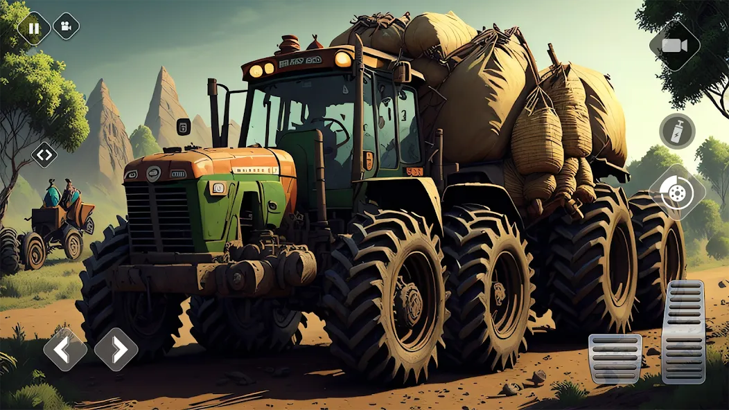 Tractor Driving Games: Farming [MOD: безлимитные деньги и техника] Screenshot 4