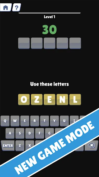 Wordly - Try to Guess Word [MOD: безлимитные попытки и подсказки] Screenshot 1