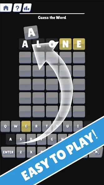 Wordly - Try to Guess Word [MOD: безлимитные попытки и подсказки] Screenshot 2