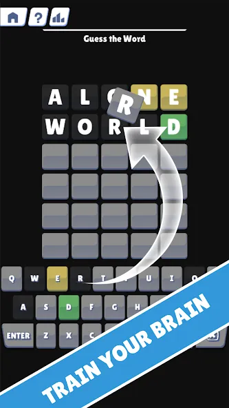 Wordly - Try to Guess Word [MOD: безлимитные попытки и подсказки] Screenshot 3