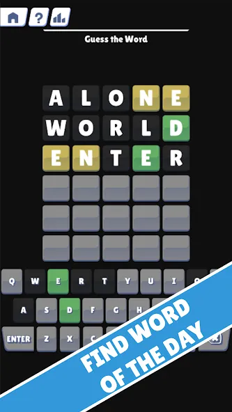 Wordly - Try to Guess Word [MOD: безлимитные попытки и подсказки] Screenshot 4
