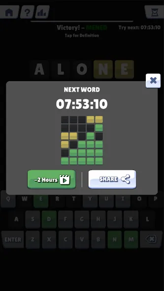 Wordly - Try to Guess Word [MOD: безлимитные попытки и подсказки] Screenshot 5