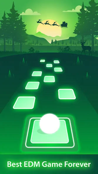 Magic Ball Tiles Hop Music Run [MOD: без рекламы и много монет] Screenshot 1
