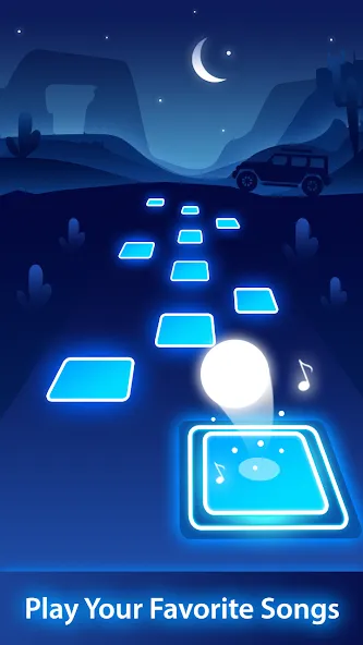 Magic Ball Tiles Hop Music Run [MOD: без рекламы и много монет] Screenshot 2