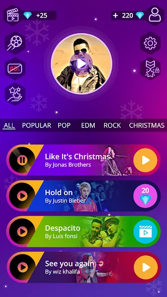 Magic Ball Tiles Hop Music Run [MOD: без рекламы и много монет] Screenshot 4