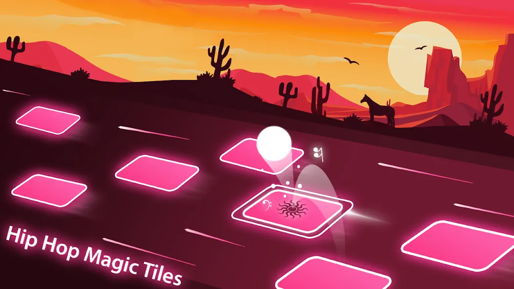 Magic Ball Tiles Hop Music Run [MOD: без рекламы и много монет] Screenshot 5